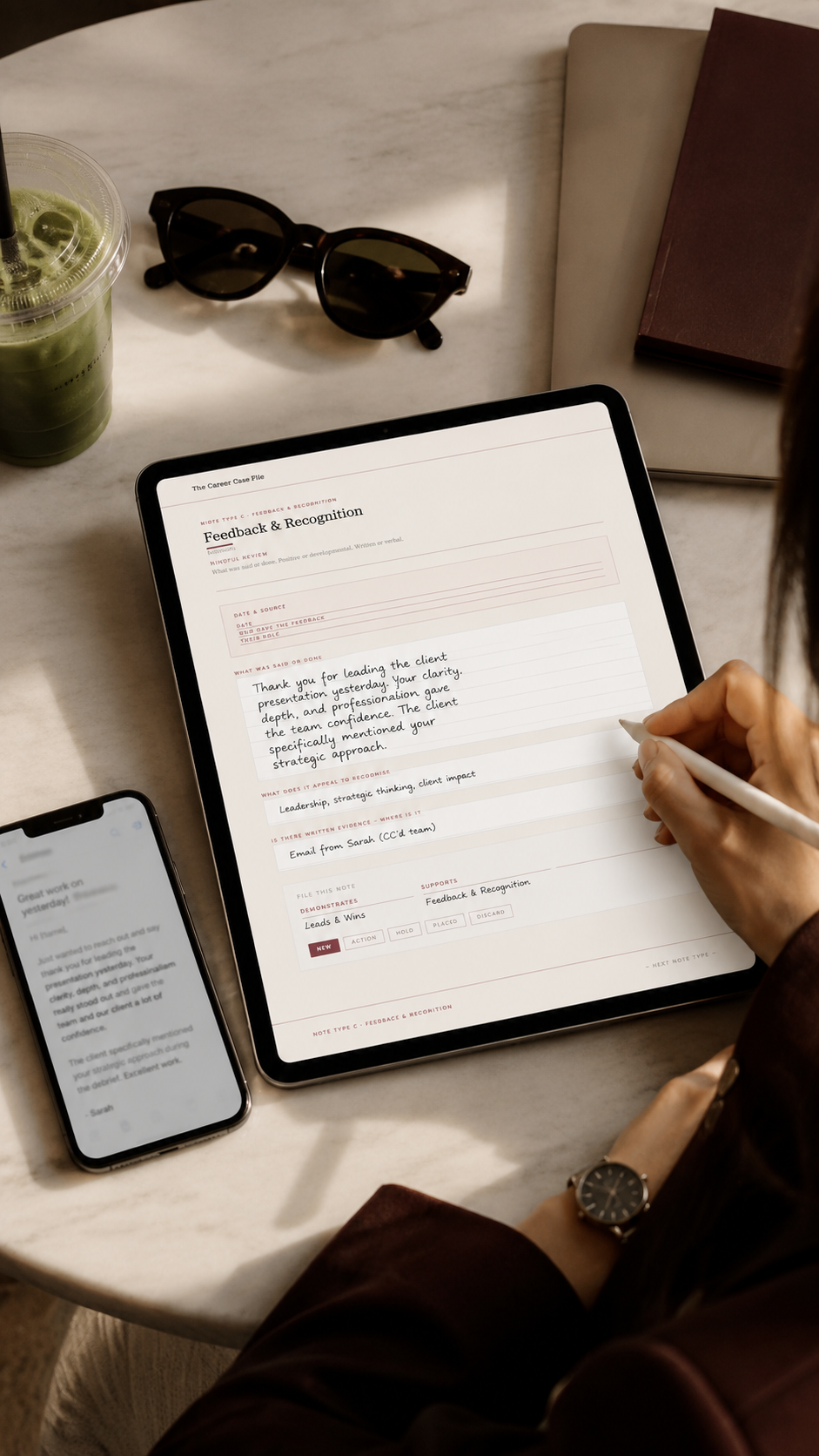 On the Record Digital Career Planner - Corner Office Edition