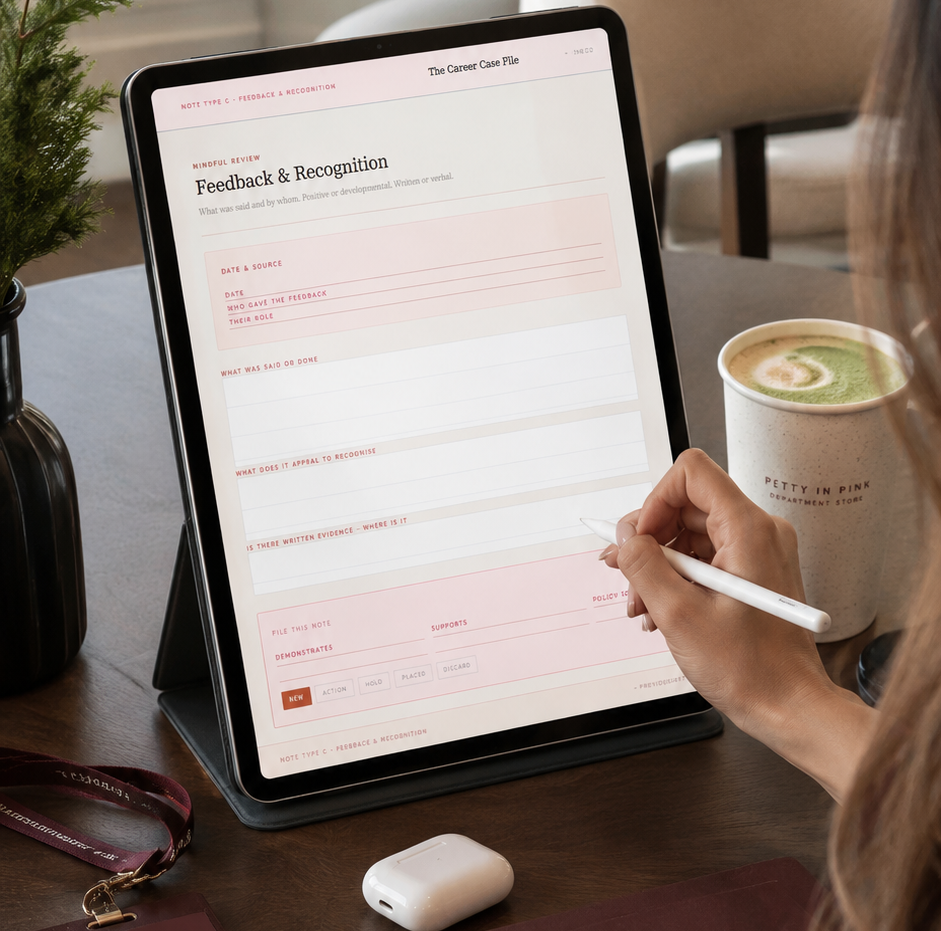 The Receipts File — Digital Career Evidence Tracker