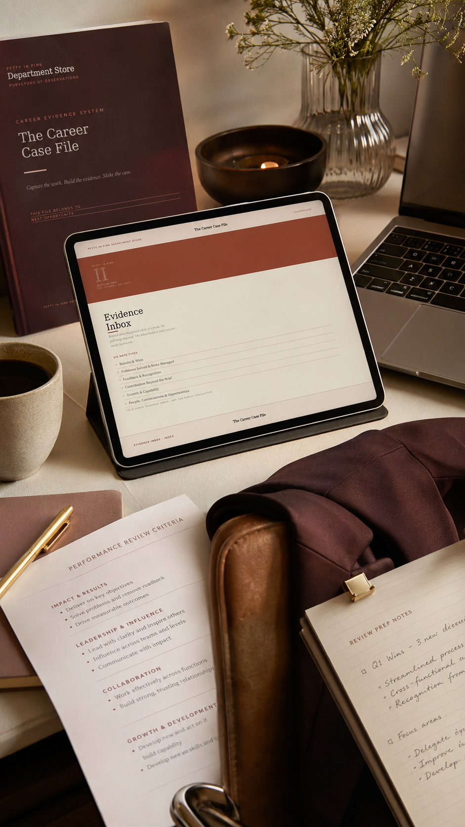 On the Record Digital Career Planner - Corner Office Edition