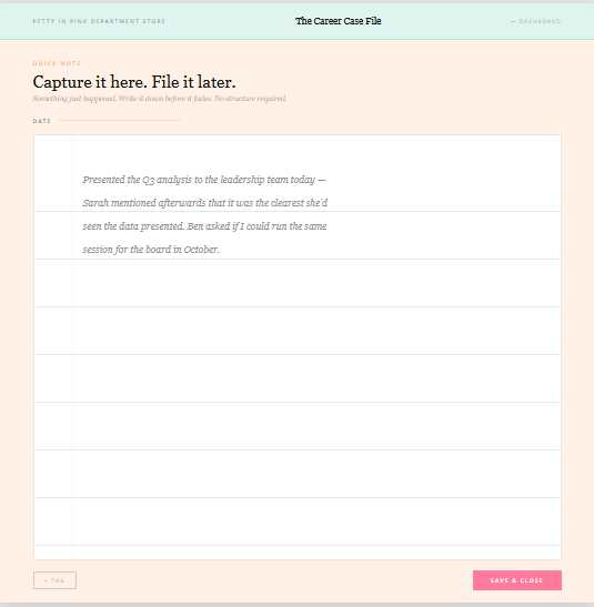 On the Record Digital Career Planner - Sherbert Pop Edition