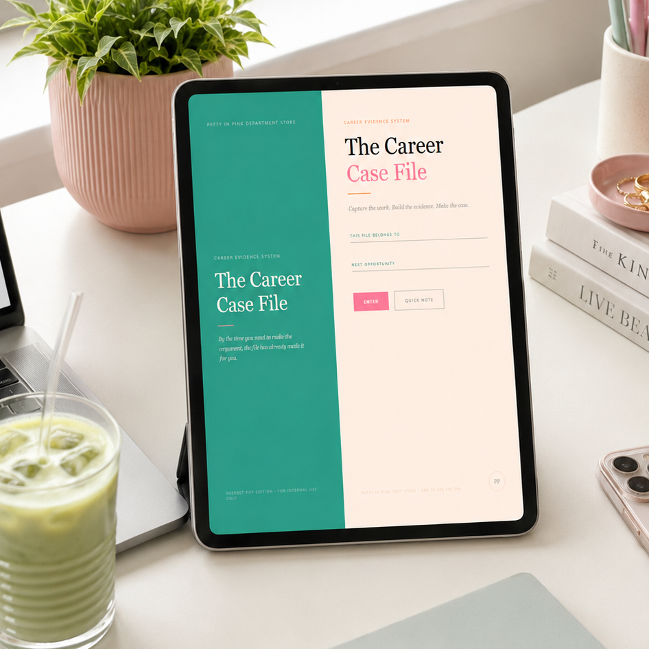 On the Record Digital Career Planner - Sherbert Pop Edition