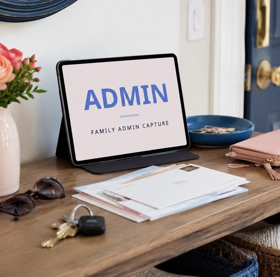 The Family Admin Capture Sheet