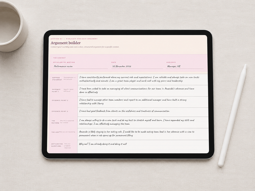 On the Record Digital Career Planner - Sherbert Pop Edition