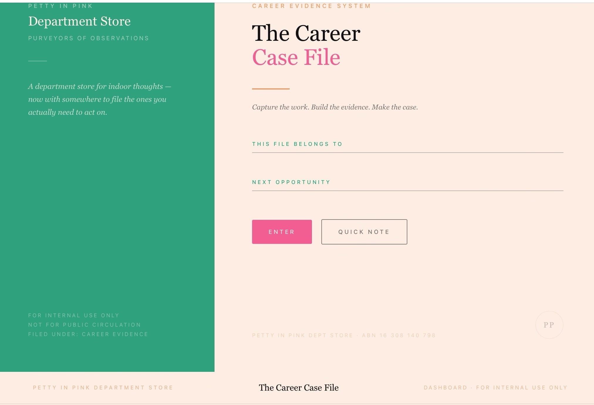 On the Record Digital Career Planner - Sherbert Pop Edition
