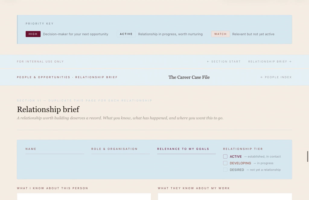 On the Record Digital Career Planner - Corner Office Edition